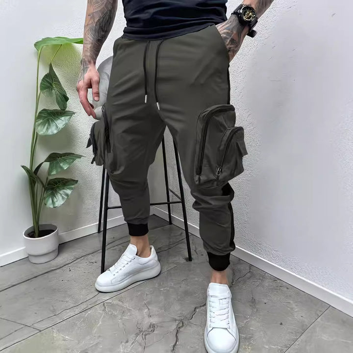 Men's cargo jogger pants with utility pockets Lune London