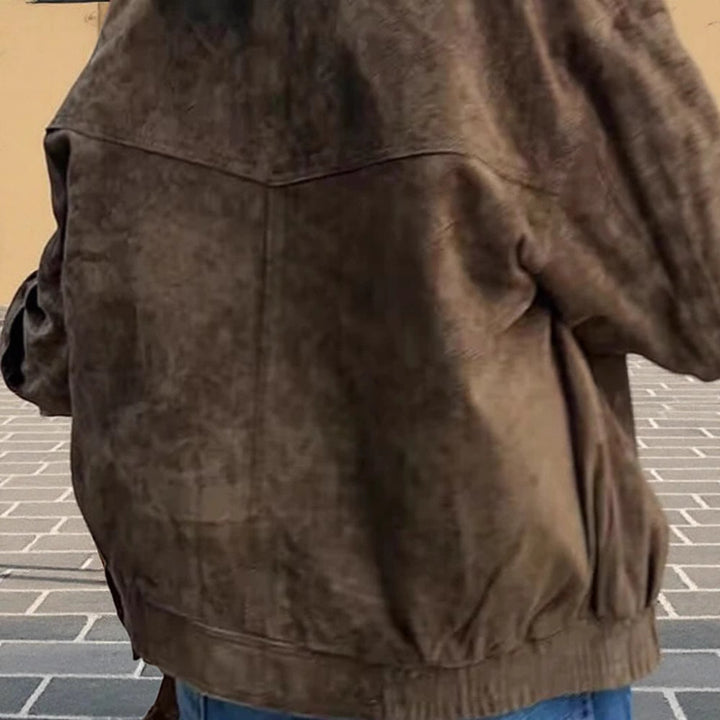Lune London oversized suede jacket for women