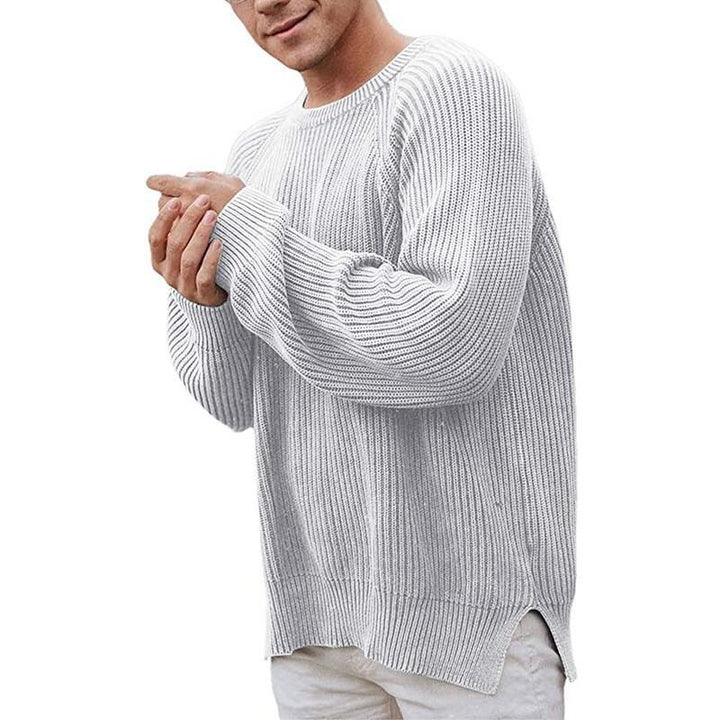 Elegant knit sweater for men with a textured design and a modern fit Lune London