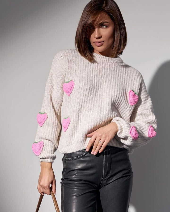 Sweater Women with unique heart-shaped design Lune London