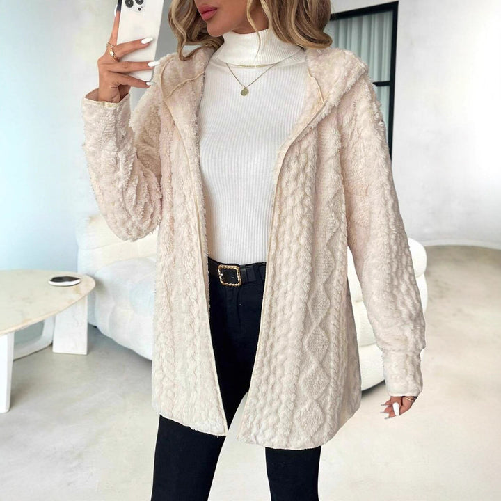 Ladies Fleece Jacket with luxurious velvety feel Lune London