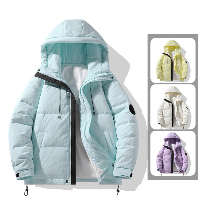 Ladies thermal insulated padded coat with removable hood and high-quality inner lining Lune London