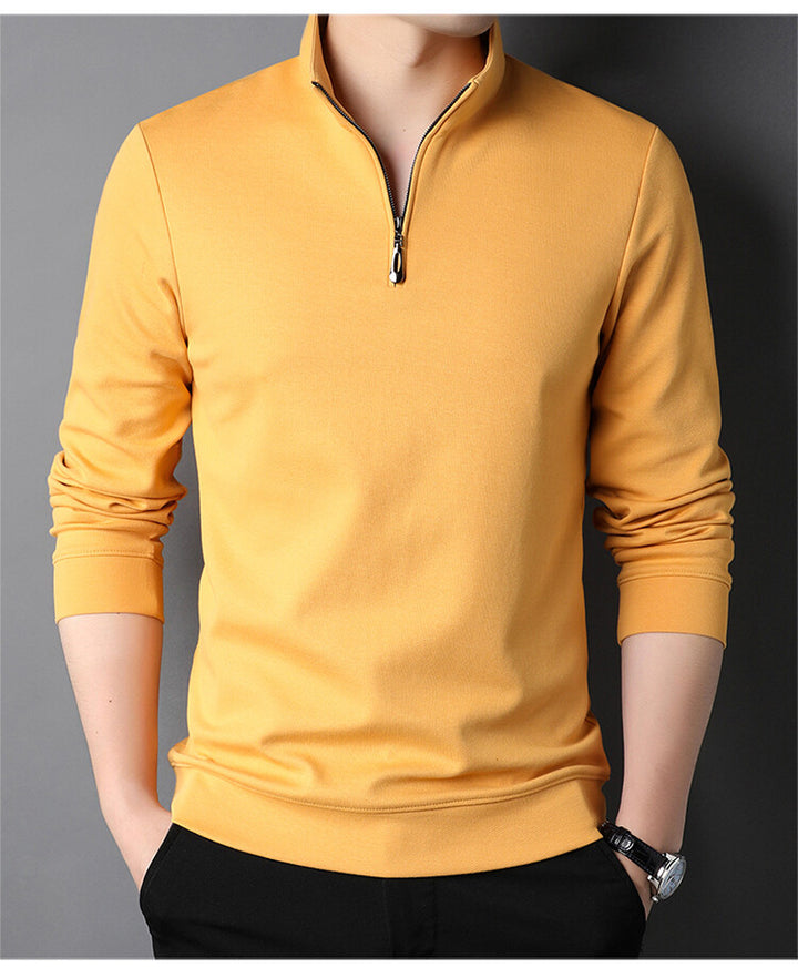 Men's turtleneck pullover with zipper Lune London