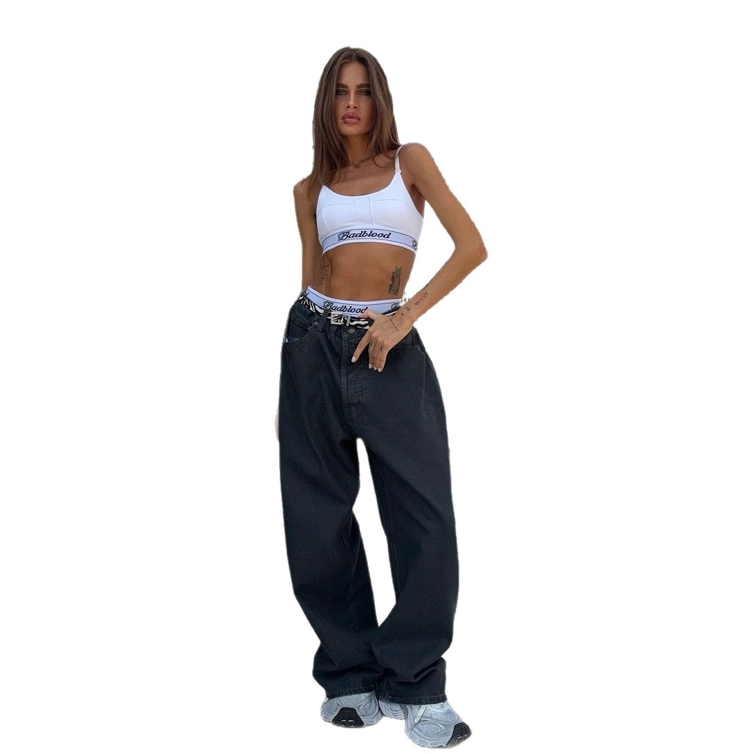 Wide jeans for women with high waist fashionable Lune London