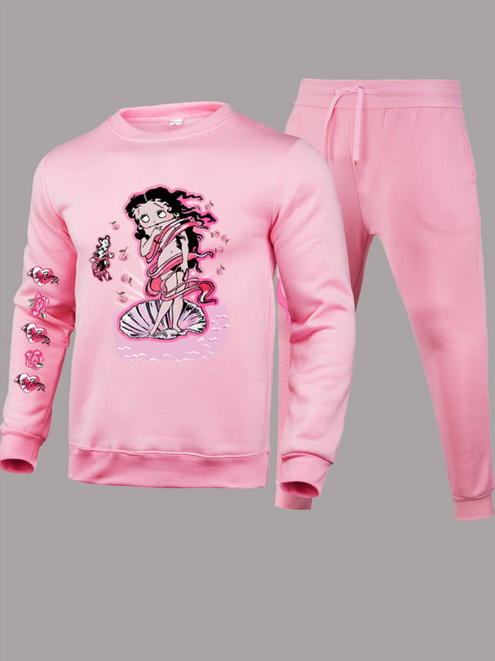 Women’s sweat outfit with a playful cartoon design Lune London