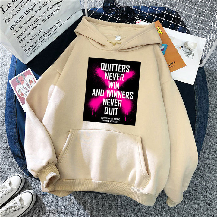 Women's hoodie with inspiring motif Chic & Stil