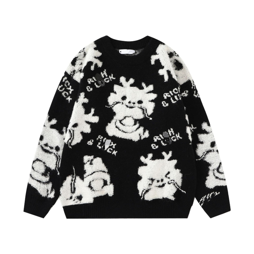 Comfortable pull for women with playful animal pattern Lune London
