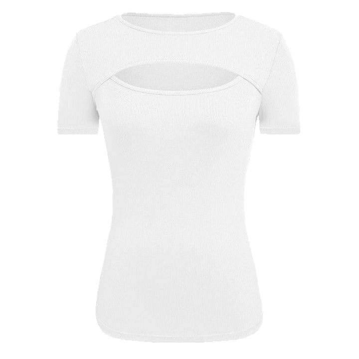 Ladies fitted top with cut-out details Lune London
