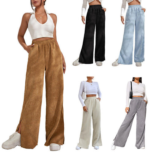 Lune London Wide Ribbed Pants for Women