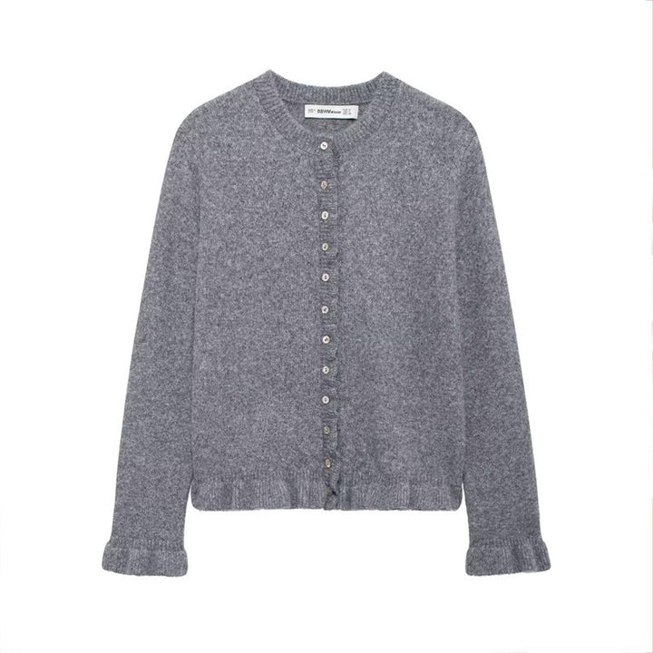 Ladies Cozy Sweater with Button Detail Lune London