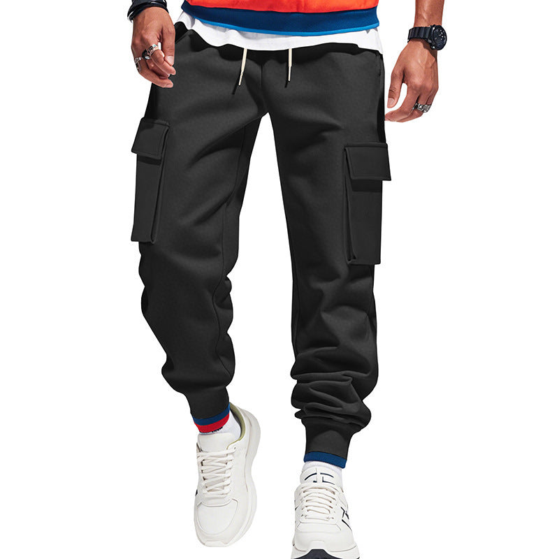 Men's cargo jogger pants with elastic waistband and practical side pockets Lune London 1760051045