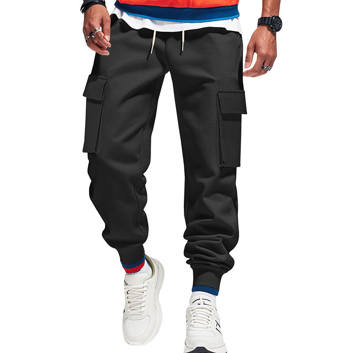 Men's cargo jogger pants with elastic waistband and practical side pockets Lune London 1760051045