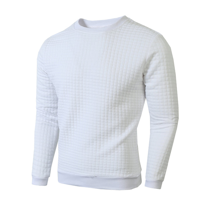 Men's sweater with textured design and round neckline Lune London