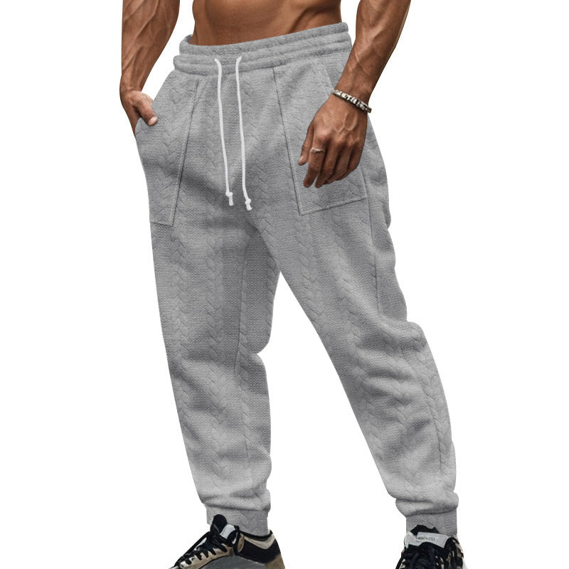 Casual men's sweatpants with textured design Lune London