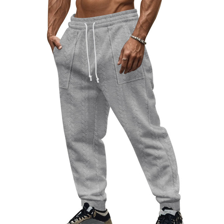 Casual men's sweatpants with textured design Lune London