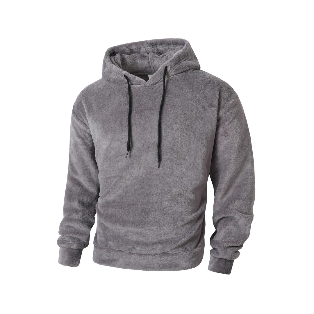 Men's cozy fleece hoodie with a sporty cut and adjustable drawstring Lune London