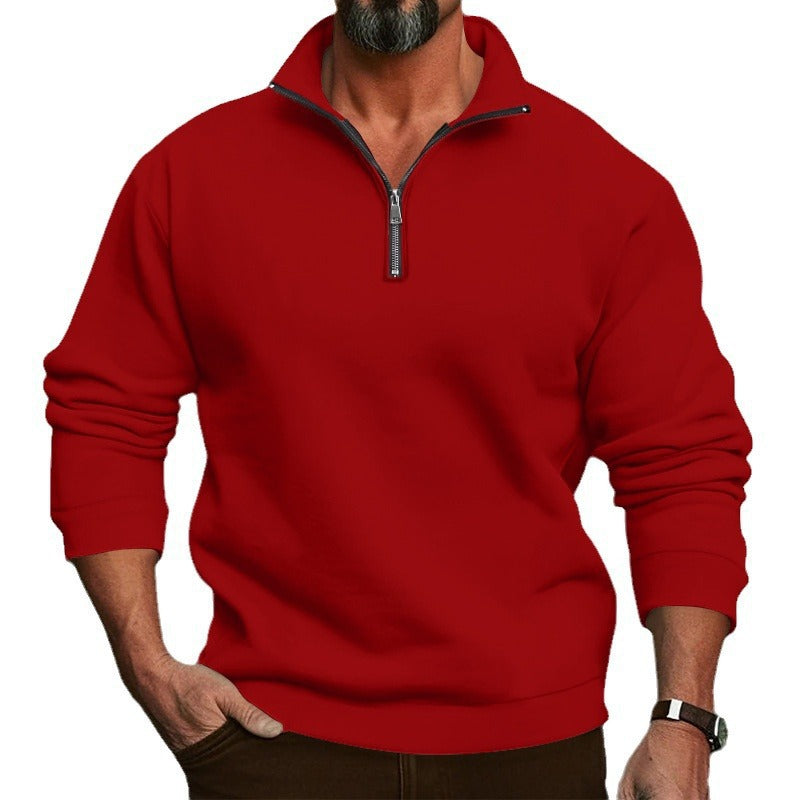 Men's fleece hoodie with zipper and comfortable cuffs Lune London