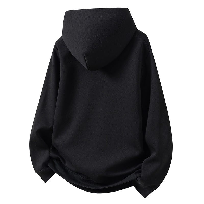 Men's hoodie sweatshirt with button placket and kangaroo pocket Lune London