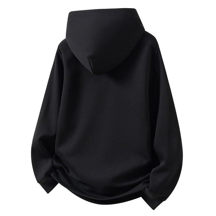 Men's hoodie sweatshirt with button placket and kangaroo pocket Lune London