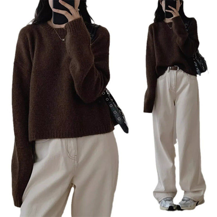 Pull en tricot confortable pour femmes avec coupe décontractée et style casual Chic & Stil
