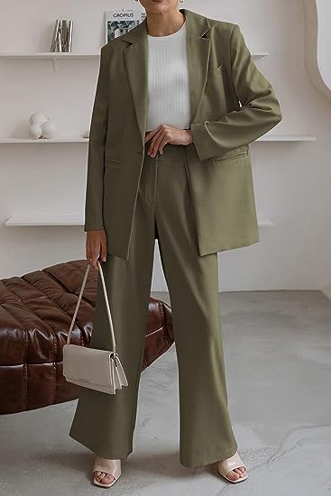 Women Elegant and Comfortable Blazer Set Chic Und Stil