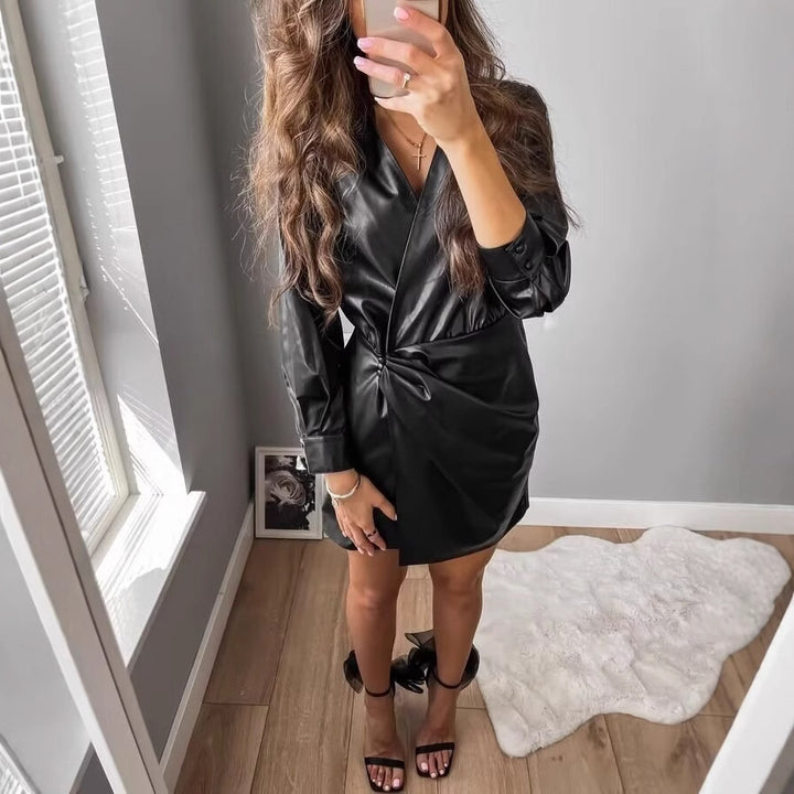 Ladies faux leather coat Lune London