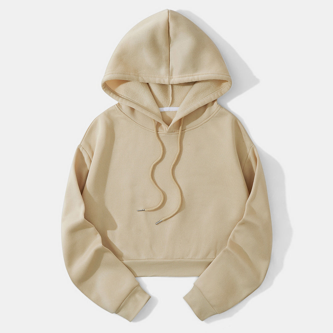 Lune London Casual Cropped Hoodie for Women