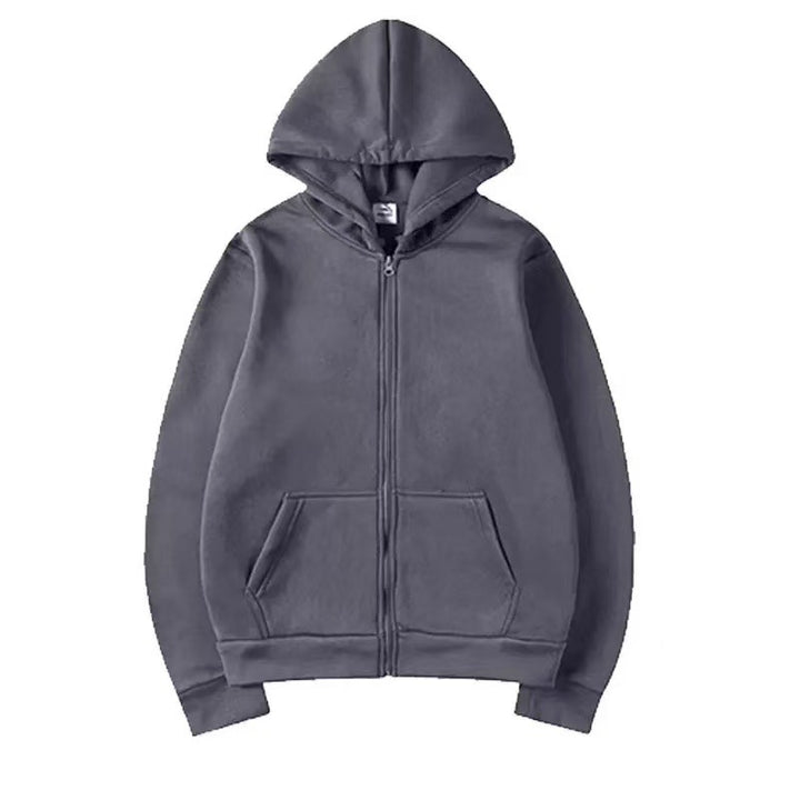 Hooded jacket for ladies in high-quality cotton blend with full zipper Lune London