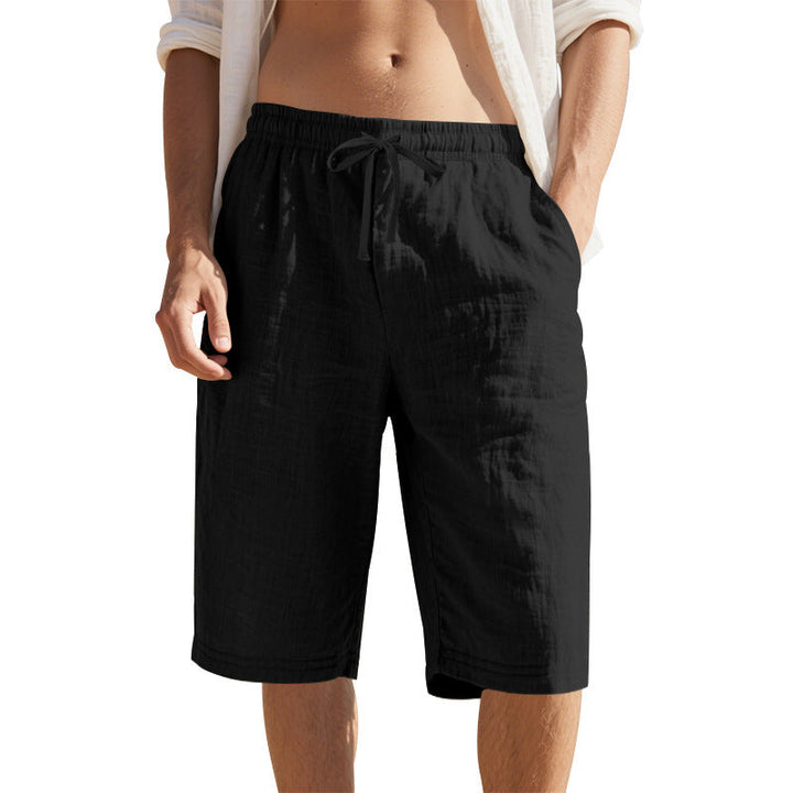 Men's Leisure Pants with Elastic Waistband and Side Pockets Lune London