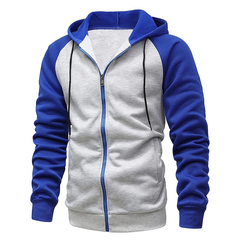 Casual hooded jacket for men with contrasting sleeves Lune London