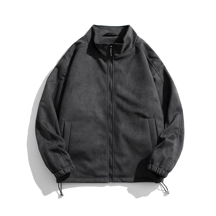 Sports fleece jacket for women with high collar and zippered side pockets Lune London