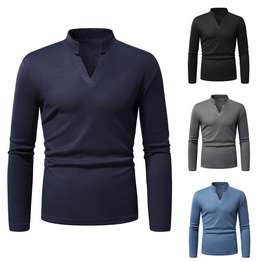 Men's long sleeve shirt with textured surface Lune London