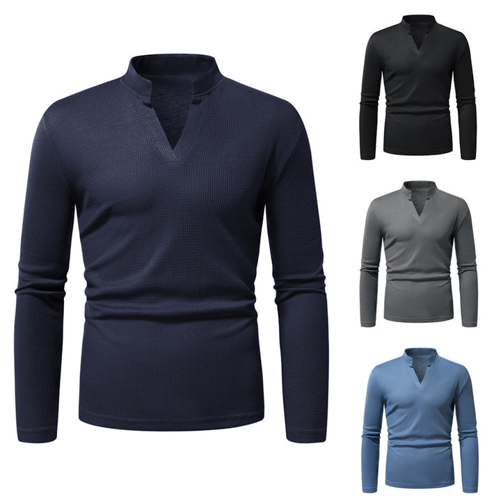 Men's long sleeve shirt with textured surface Lune London