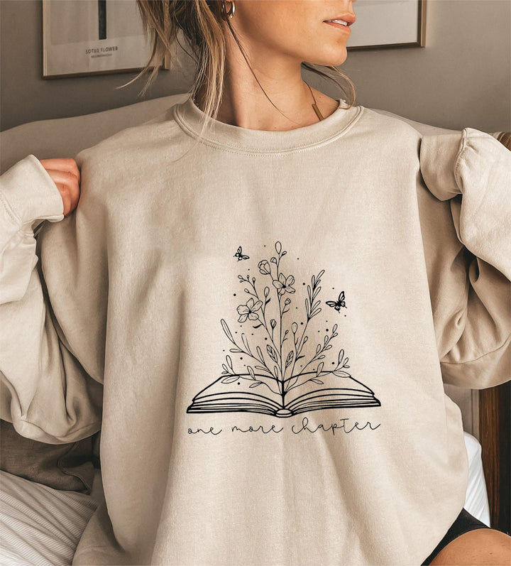 Sweatshirt pour femmes avec un design floral élégant et un imprimé inspirant Chic & Stil