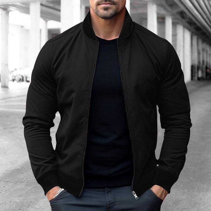 Men's sweatshirt jacket with practical zipper and side pockets Lune London