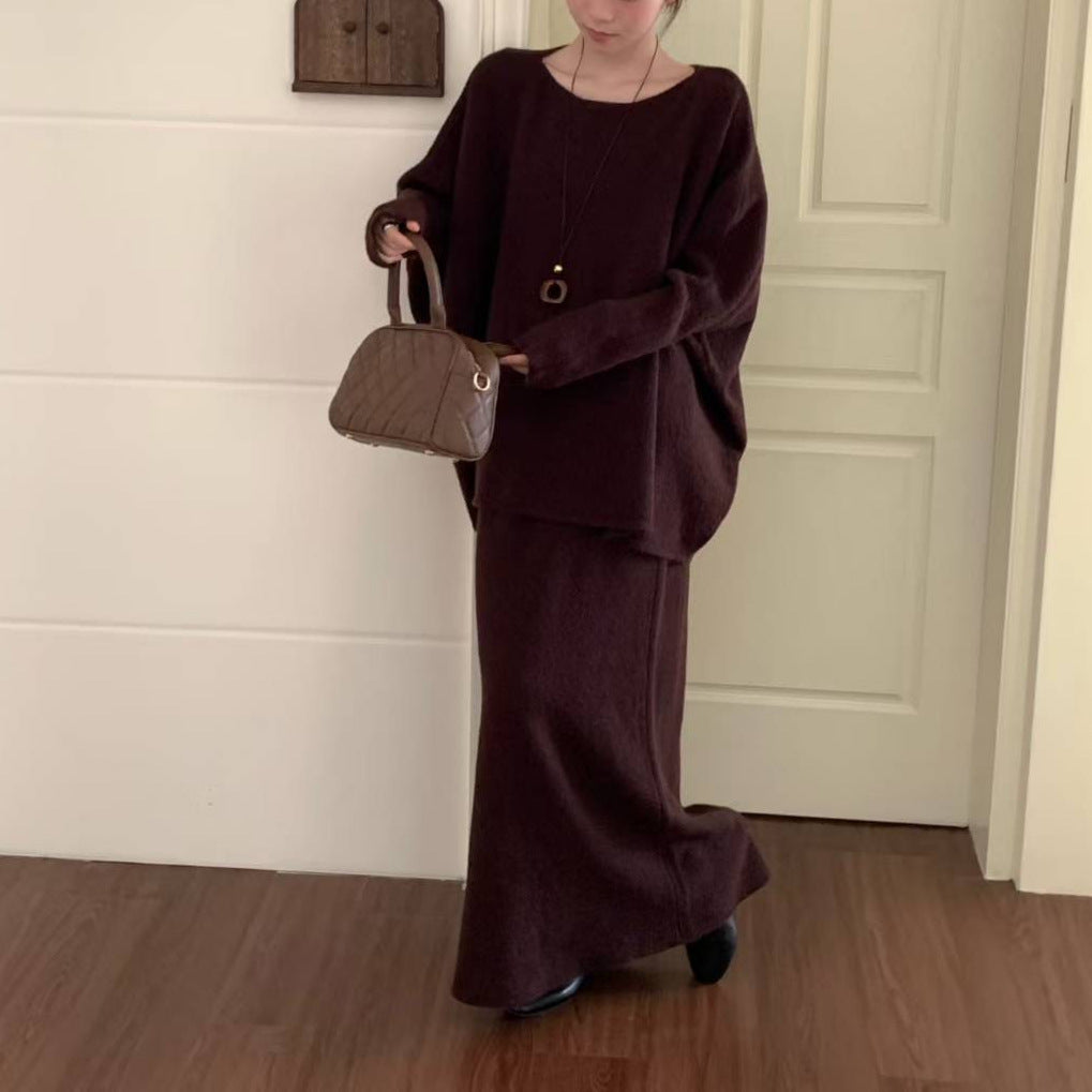 Pull oversized élégant pour femmes en maille fait de matériau doux Chic & Stil