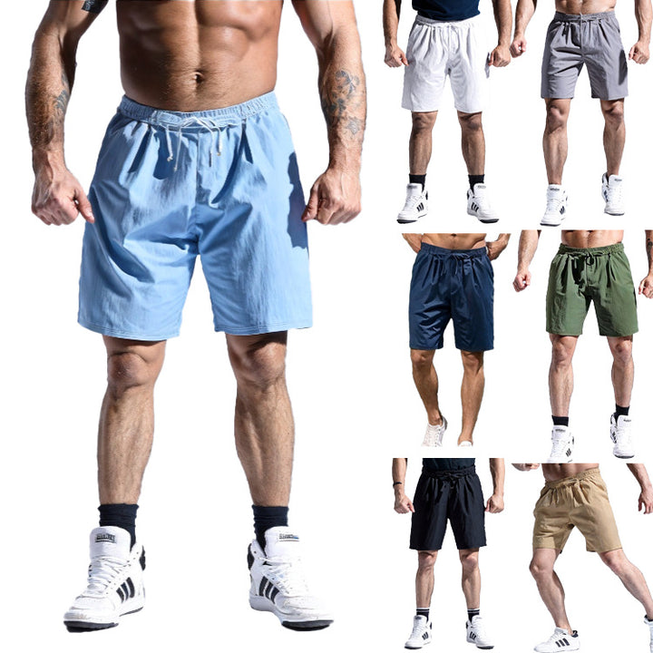 Men's sporty leisure pants with elastic waistband and practical side pockets Lune London