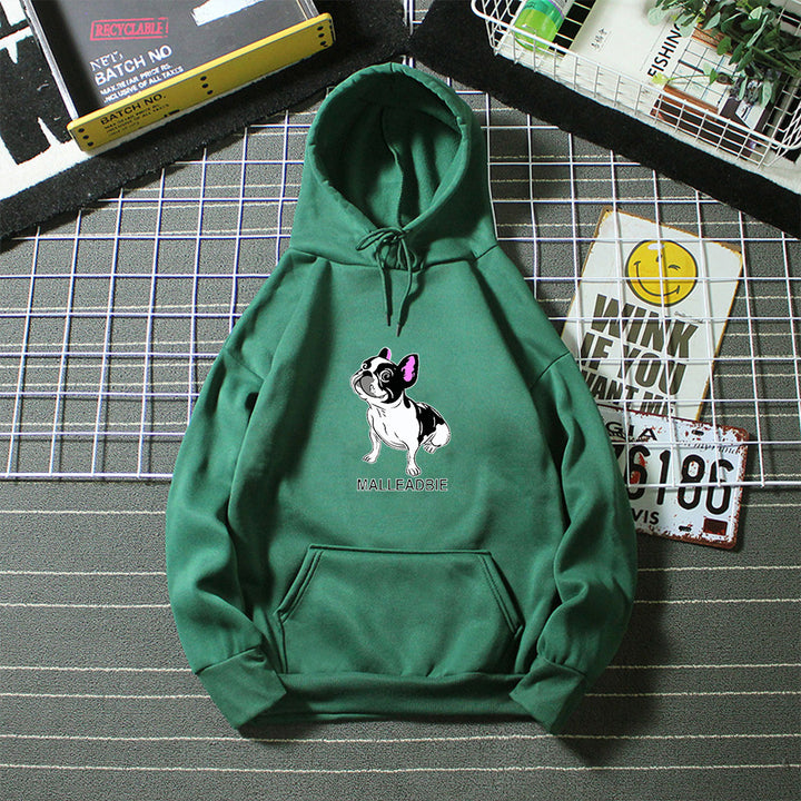 Women's hoodie with creative French Bulldog design Chic & Style