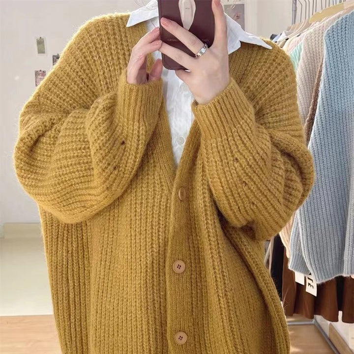 Cardigan en tricot confortable pour femmes à coupe oversize Chic & Stil