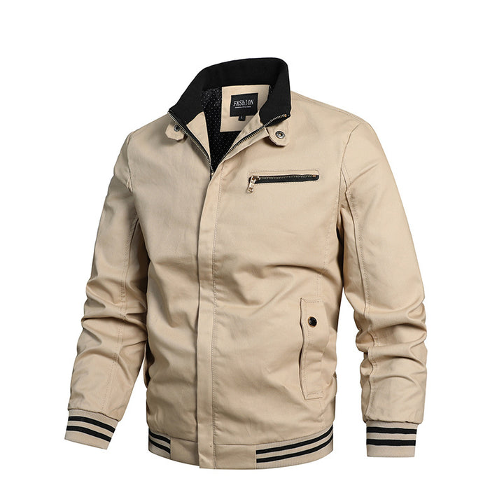 Stylish transition jacket for men with trendy contrasts Lune London