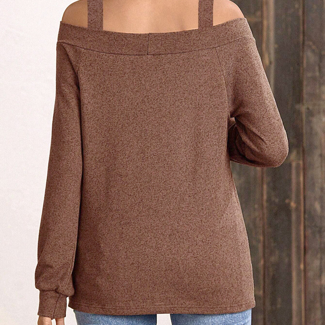 Women's sweater with Bardot neckline and comfortable fit Lune London