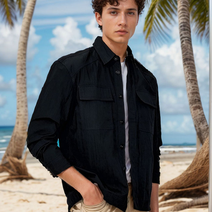 Casual summer jacket for men with wind protection Lune London