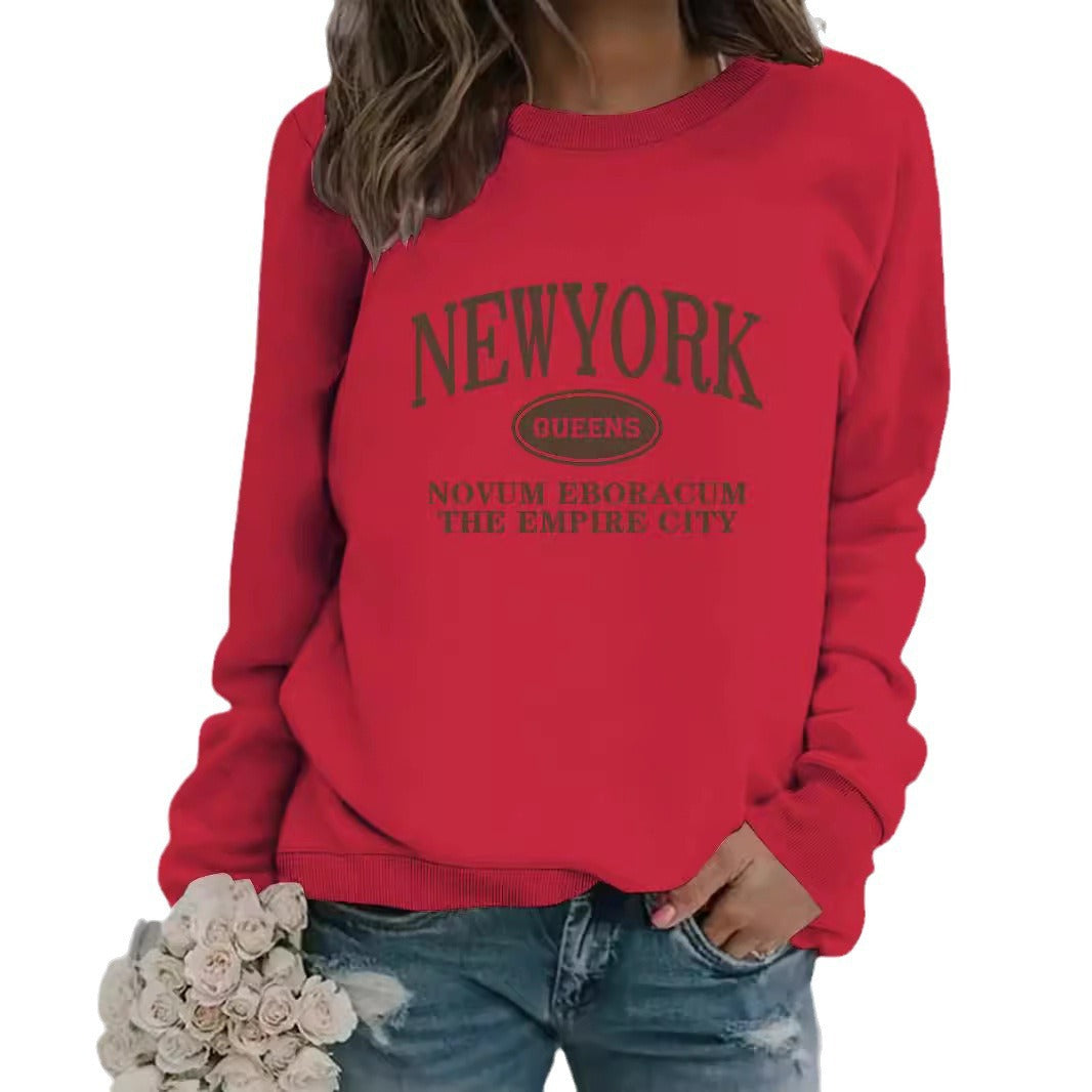 Sweatshirt pour femmes avec une stylisation de New Yorker