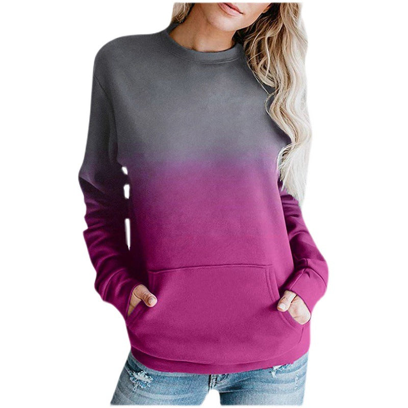 Ladies Casual Hoodie with Lune London Gradient