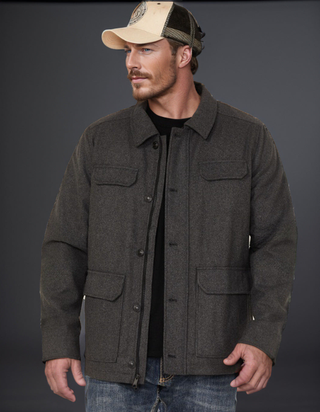 Trendy wool jacket for men Lune London