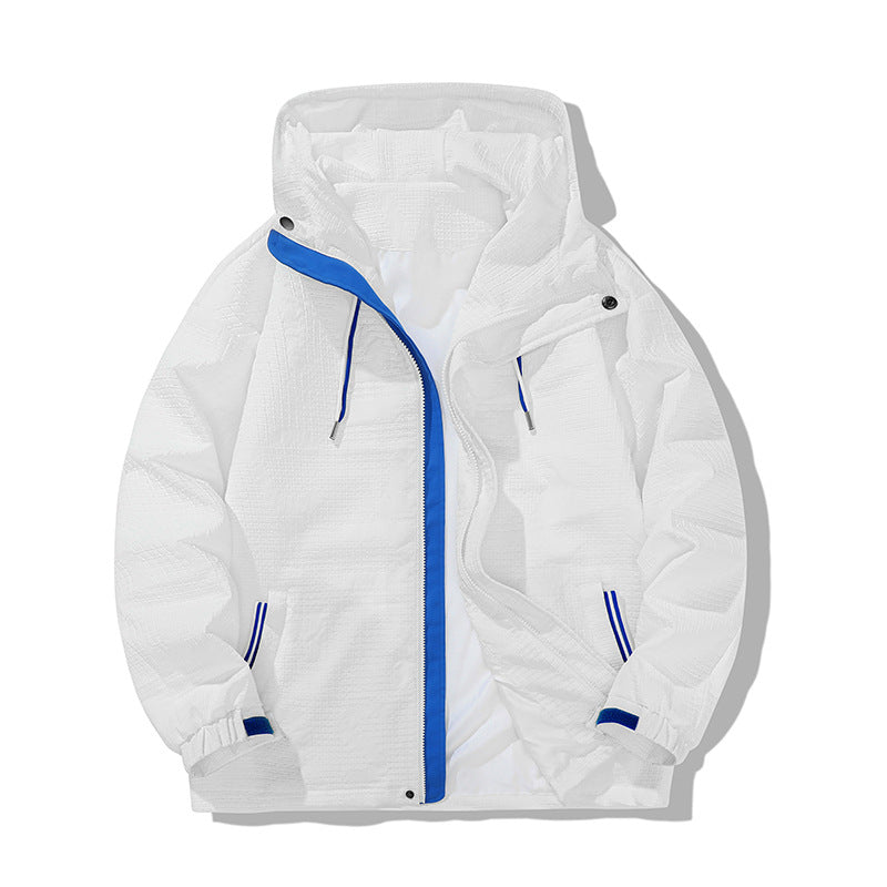 Lightweight jacket for men with practical zip pockets Lune London