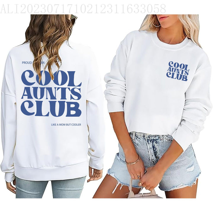Sweatshirt pour femme avec motif de club cool Chic & Stil