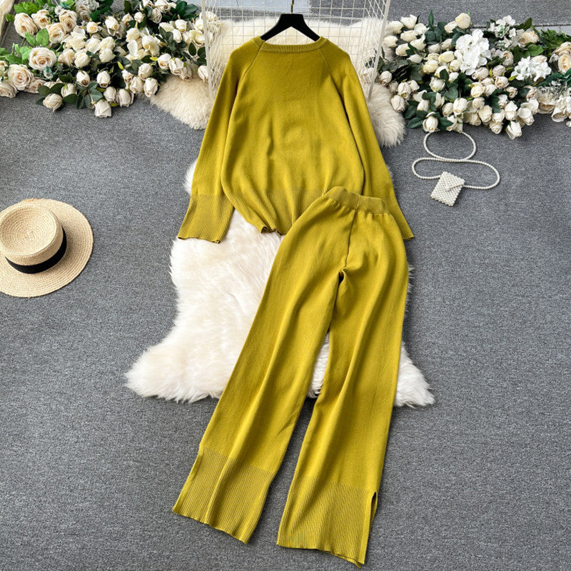 Ladies knitted stylish and cozy jumpsuit Lune London