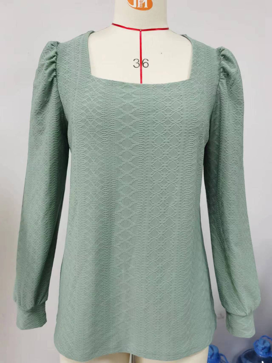 Ladies Light Blouse with Elegant Puff Sleeves and a Structured Design Lune London