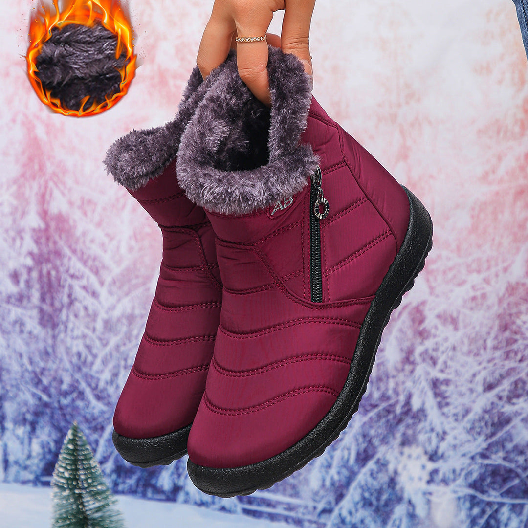 Ladies Thermo Winter Boots with Cozy Inner Lining and Side Zipper Lune London